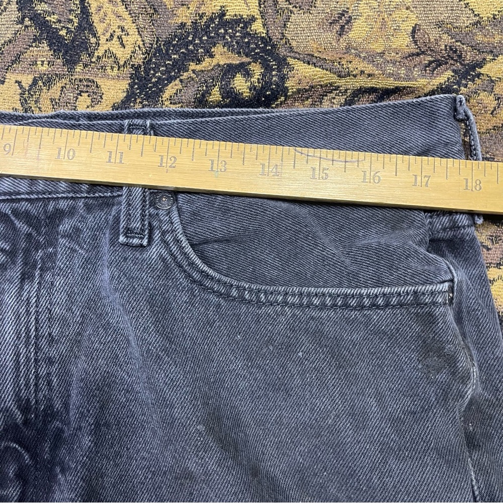 Vtg Y2K Nautica Jeans Mens Size 36x32 Baggy Black Skater Hip‎ Hop Actual - Picture 7 of 11
